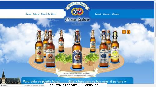Bere bavareza - Reprezentant bere bavareza Hacker Pschorr, berea - Vanzari