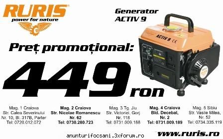 Motoutilaje Ruris - Infiintata in 1993, cu capital privat romanesc - Oferte