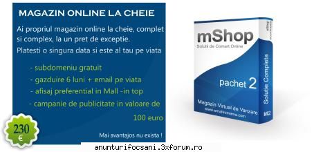Realizare magazin online la cheie - Realizam magazinul online, personalizat, pe viata - Vanzari