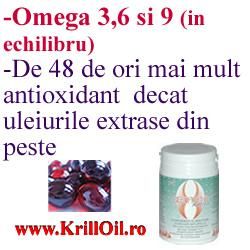 Scade Colesterolul si Trigliceridele - KrillOil.Omega 3,6 si 9 (Ulei de Creveta) scade - Vanzari