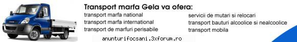 transport marfa intern si pentru marfuri generale, transport izoterma cu transport pentru materiale