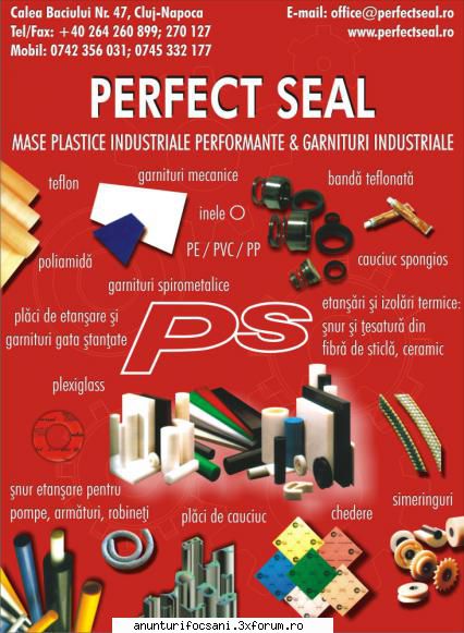 vand garnituri, inele o, mansete, bucse, snururi, placi din teflon, poliamida, pp, pvc, pu; tesatura