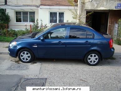 vand + schimb hyundai accent 2007, 1,5 crdi, 110 cp, albastru metal, full electric, cu 6 incinte si